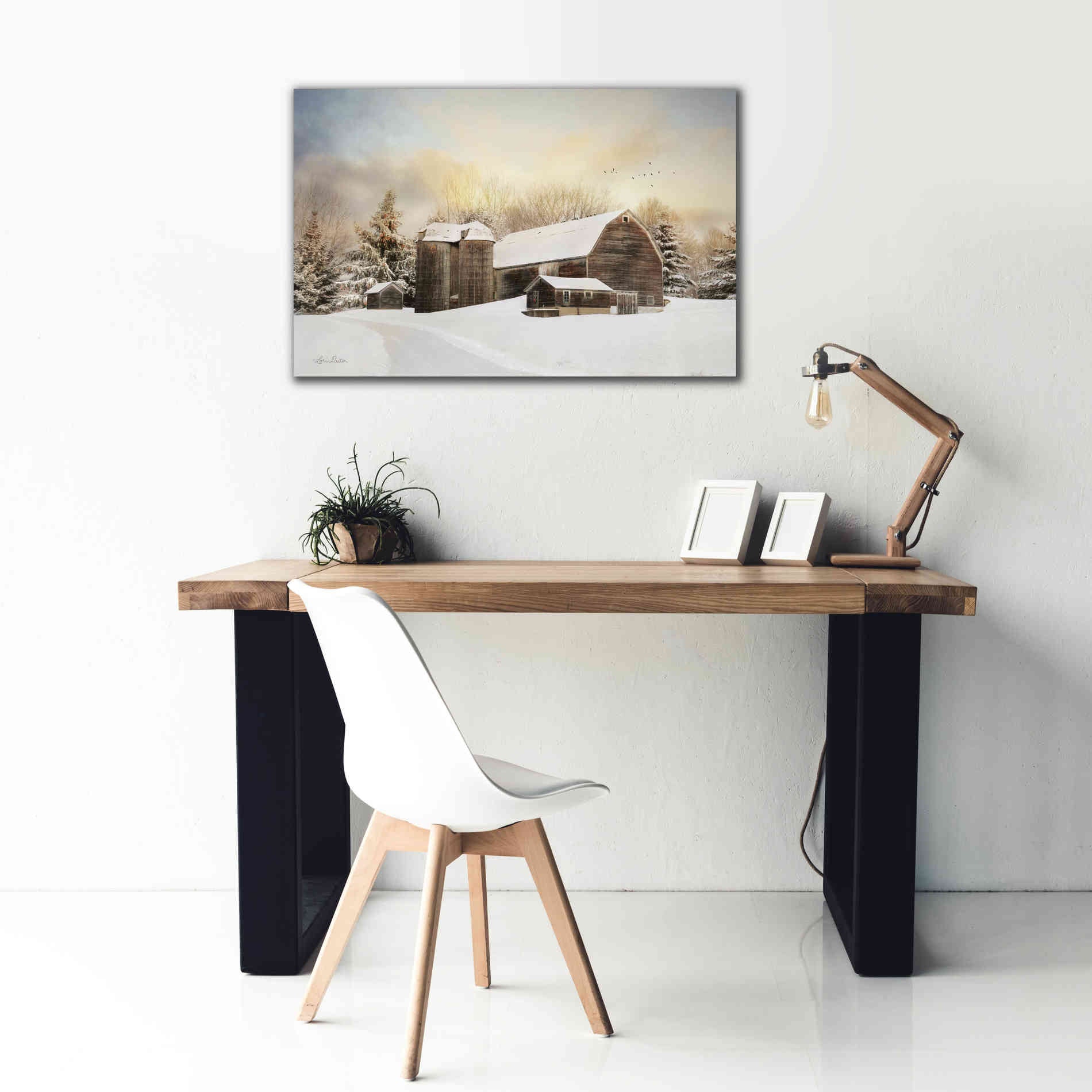 'The Color of Winter' by Lori Deiter, Canvas Wall Art,40 x 26