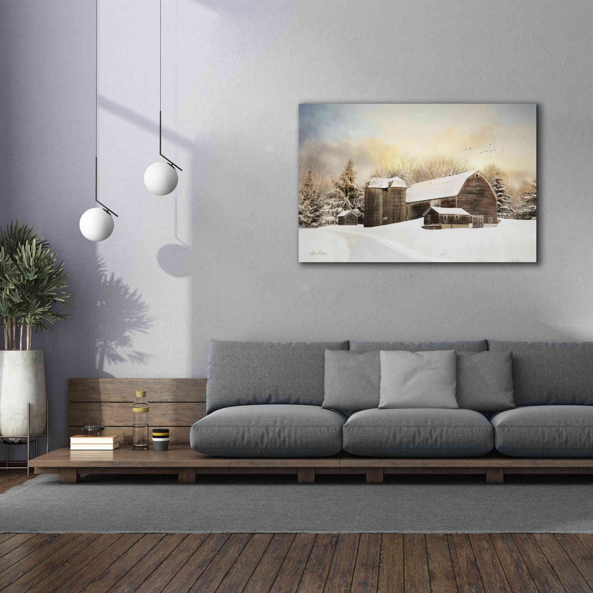 'The Color of Winter' by Lori Deiter, Canvas Wall Art,60 x 40