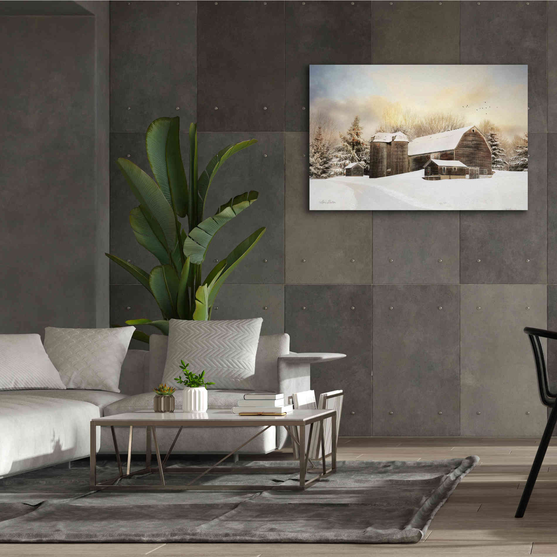 'The Color of Winter' by Lori Deiter, Canvas Wall Art,60 x 40