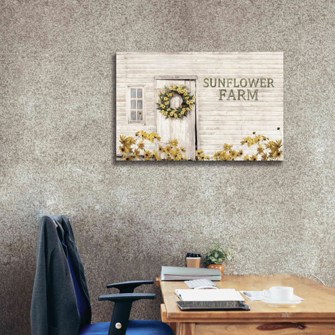 Image of 'Sunflower Farm' by Lori Deiter, Canvas Wall Art,40 x 26