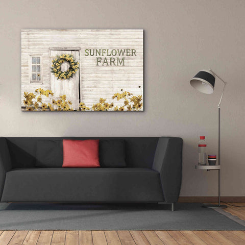 Image of 'Sunflower Farm' by Lori Deiter, Canvas Wall Art,60 x 40