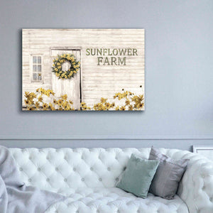 'Sunflower Farm' by Lori Deiter, Canvas Wall Art,60 x 40