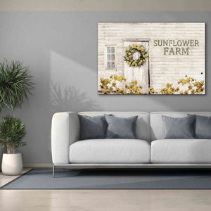 'Sunflower Farm' by Lori Deiter, Canvas Wall Art,60 x 40