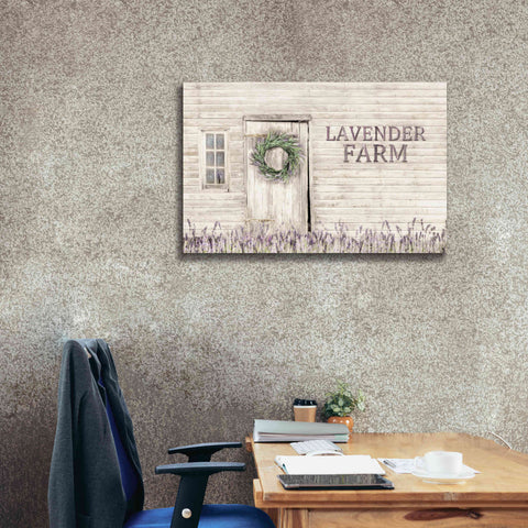 Image of 'Lavender Farm' by Lori Deiter, Canvas Wall Art,40 x 26