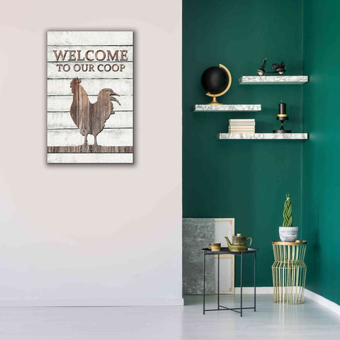 Image of 'Welcome to Our Coop' by Lori Deiter, Canvas Wall Art,26 x 40