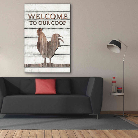 Image of 'Welcome to Our Coop' by Lori Deiter, Canvas Wall Art,40 x 60