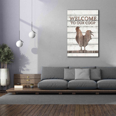 Image of 'Welcome to Our Coop' by Lori Deiter, Canvas Wall Art,40 x 60