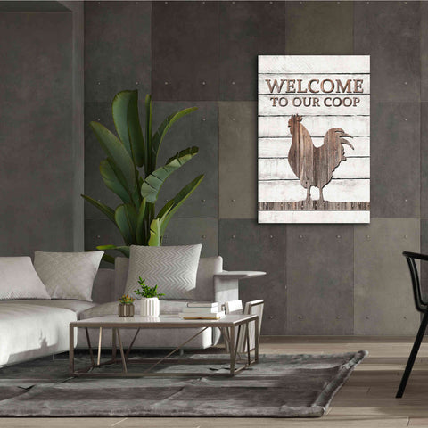 Image of 'Welcome to Our Coop' by Lori Deiter, Canvas Wall Art,40 x 60