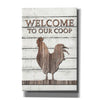 'Welcome to Our Coop' by Lori Deiter, Canvas Wall Art