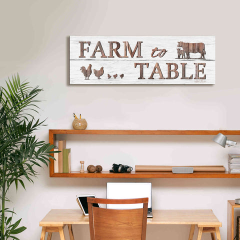 Image of 'Farm to Table' by Lori Deiter, Canvas Wall Art,36 x 12