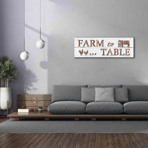 Image of 'Farm to Table' by Lori Deiter, Canvas Wall Art,60 x 20