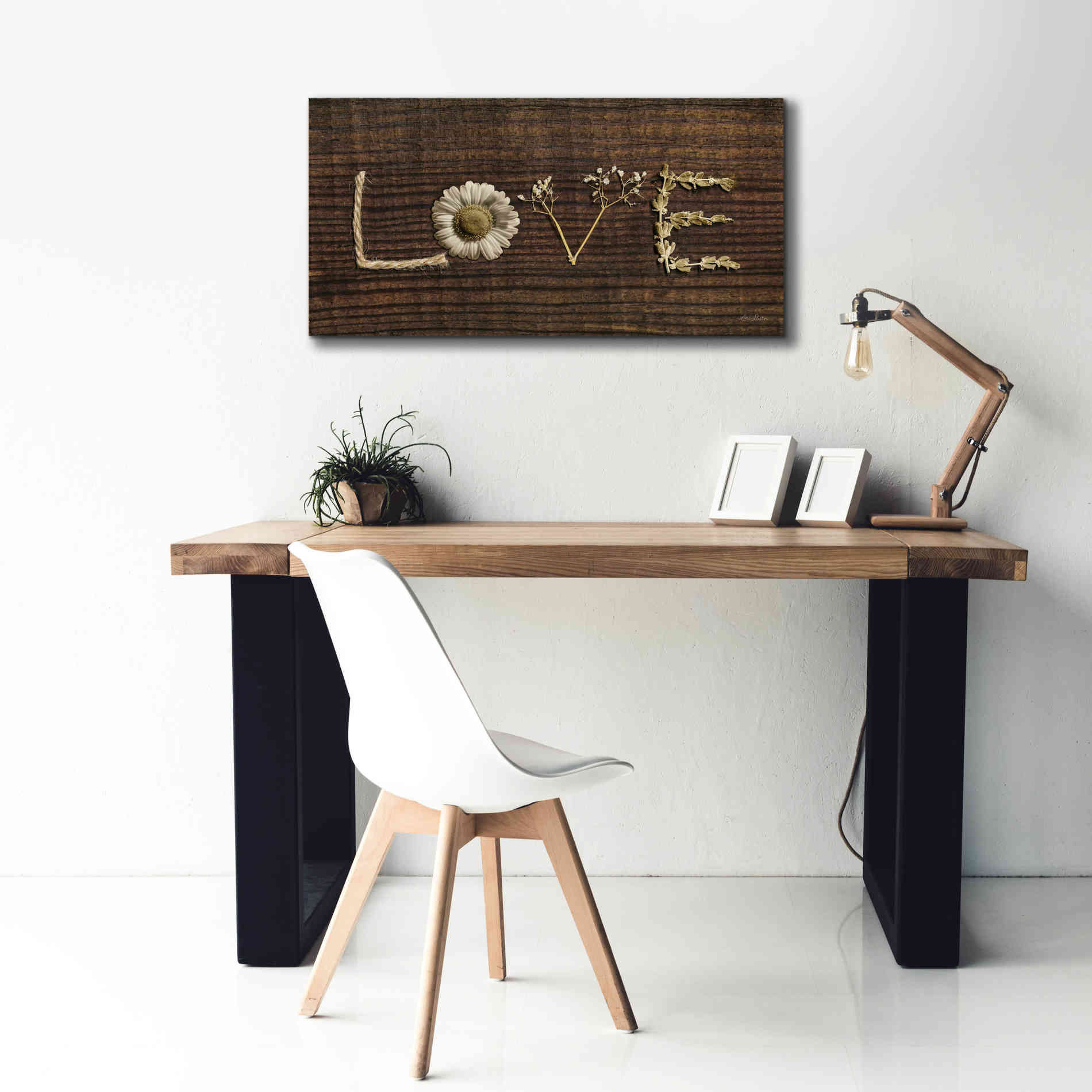 'Love is All You Need' by Lori Deiter, Canvas Wall Art,40 x 20