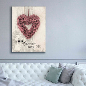 'A True Love Story' by Lori Deiter, Canvas Wall Art,40 x 54