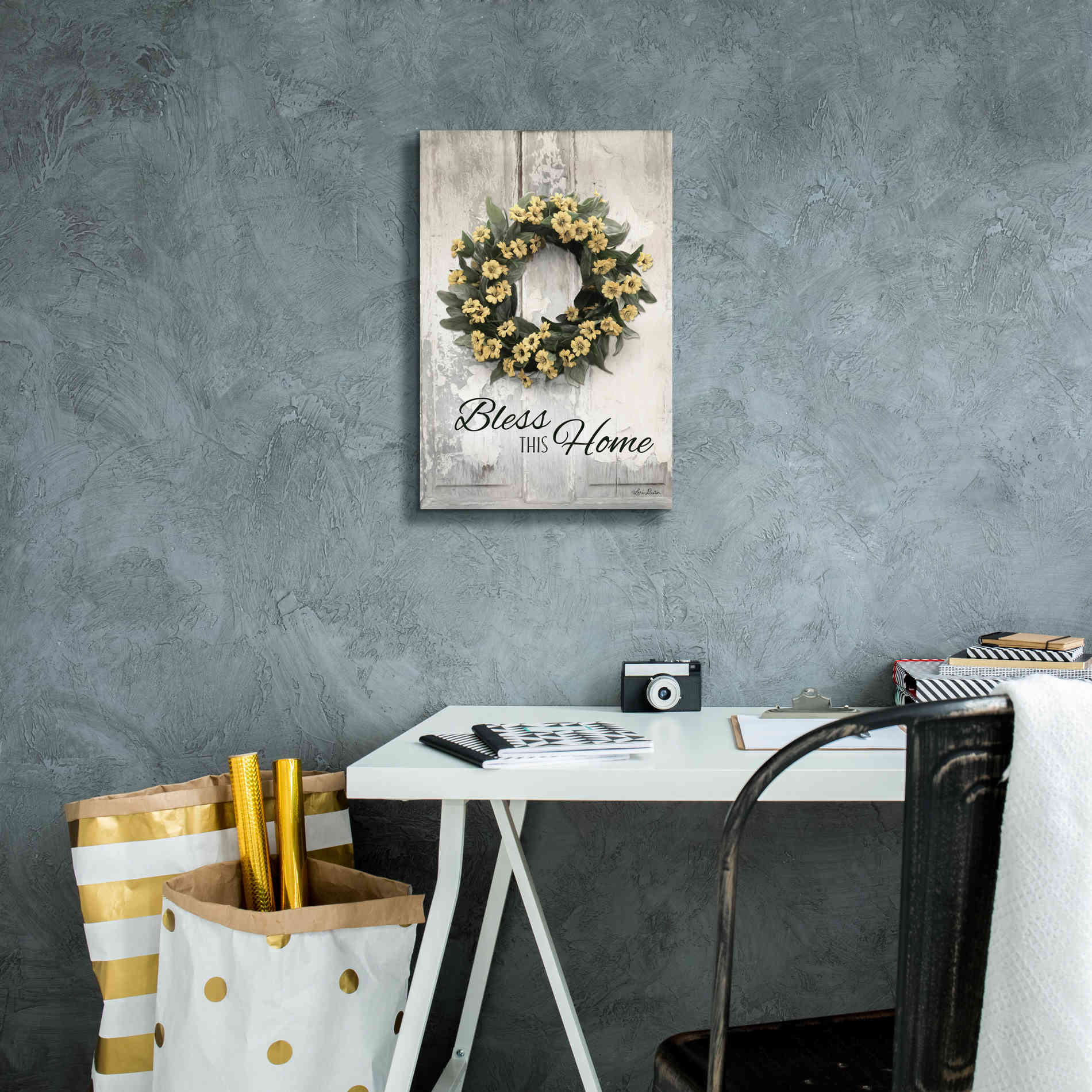 'Bless This Home' by Lori Deiter, Canvas Wall Art,12 x 18