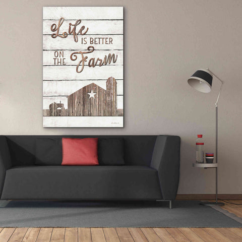 Image of 'Life is Better on the Farm' by Lori Deiter, Canvas Wall Art,40 x 60