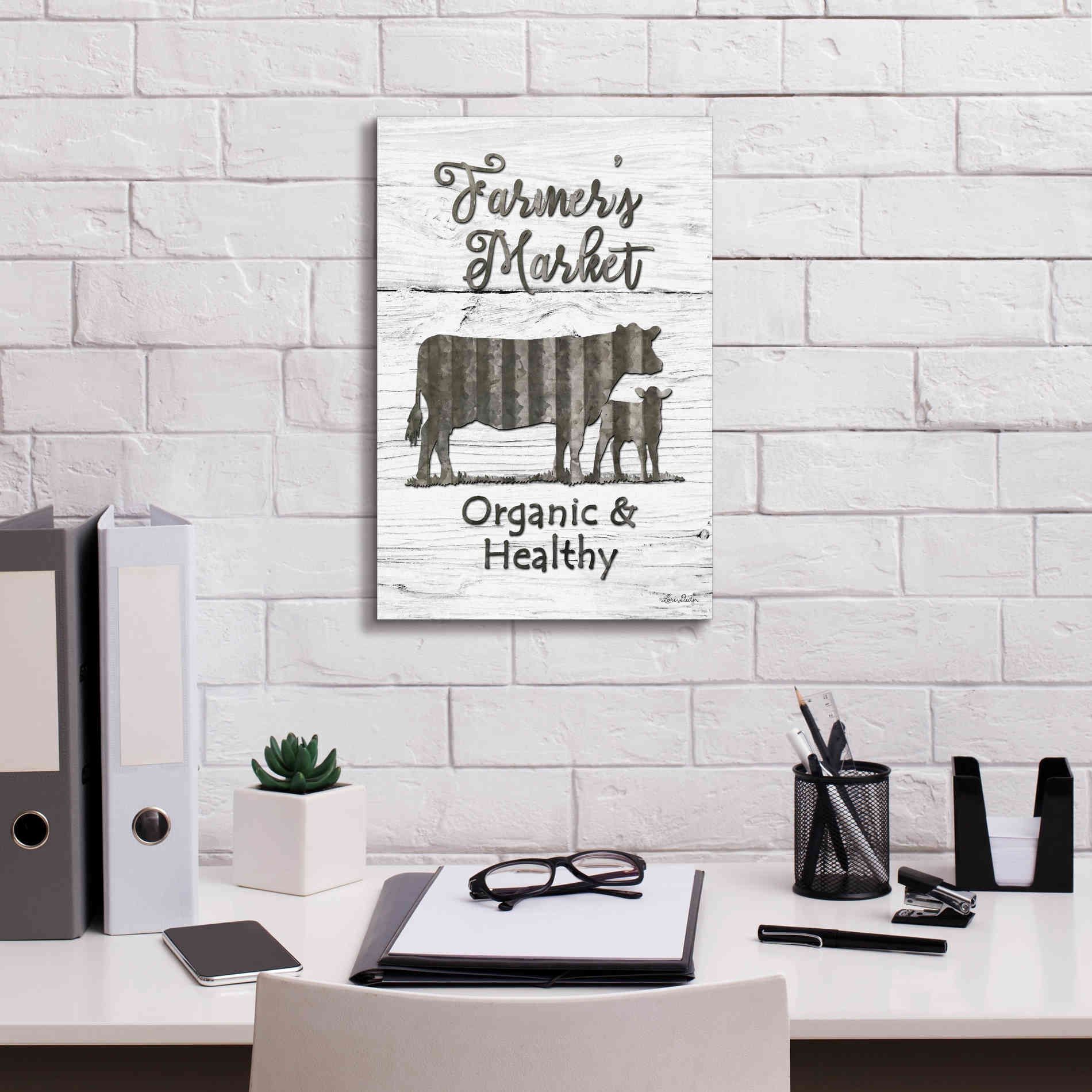 'Farmer's Market' by Lori Deiter, Canvas Wall Art,12 x 18