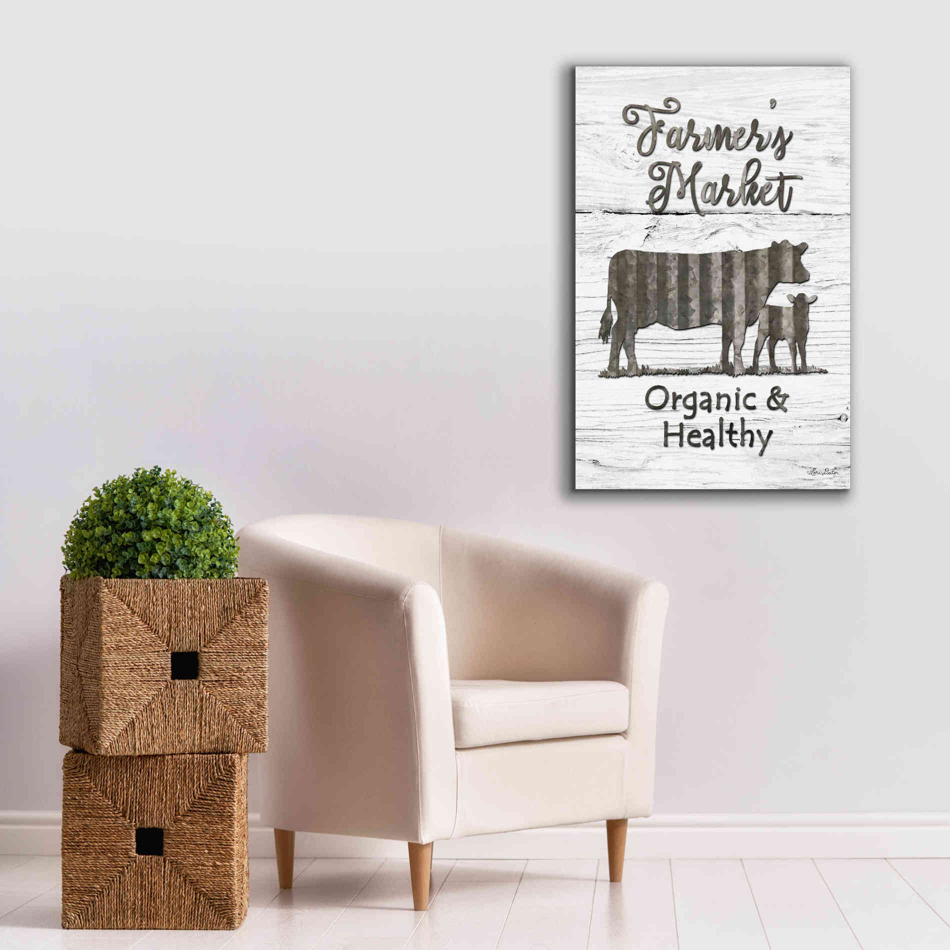 'Farmer's Market' by Lori Deiter, Canvas Wall Art,26 x 40