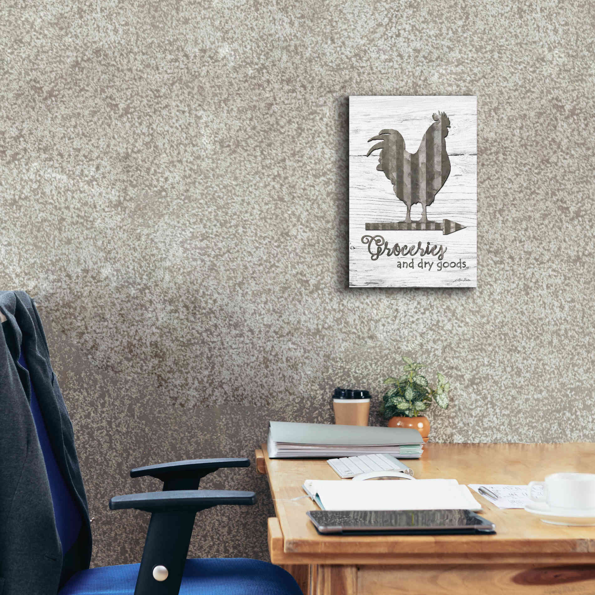 'Groceries' by Lori Deiter, Canvas Wall Art,12 x 18