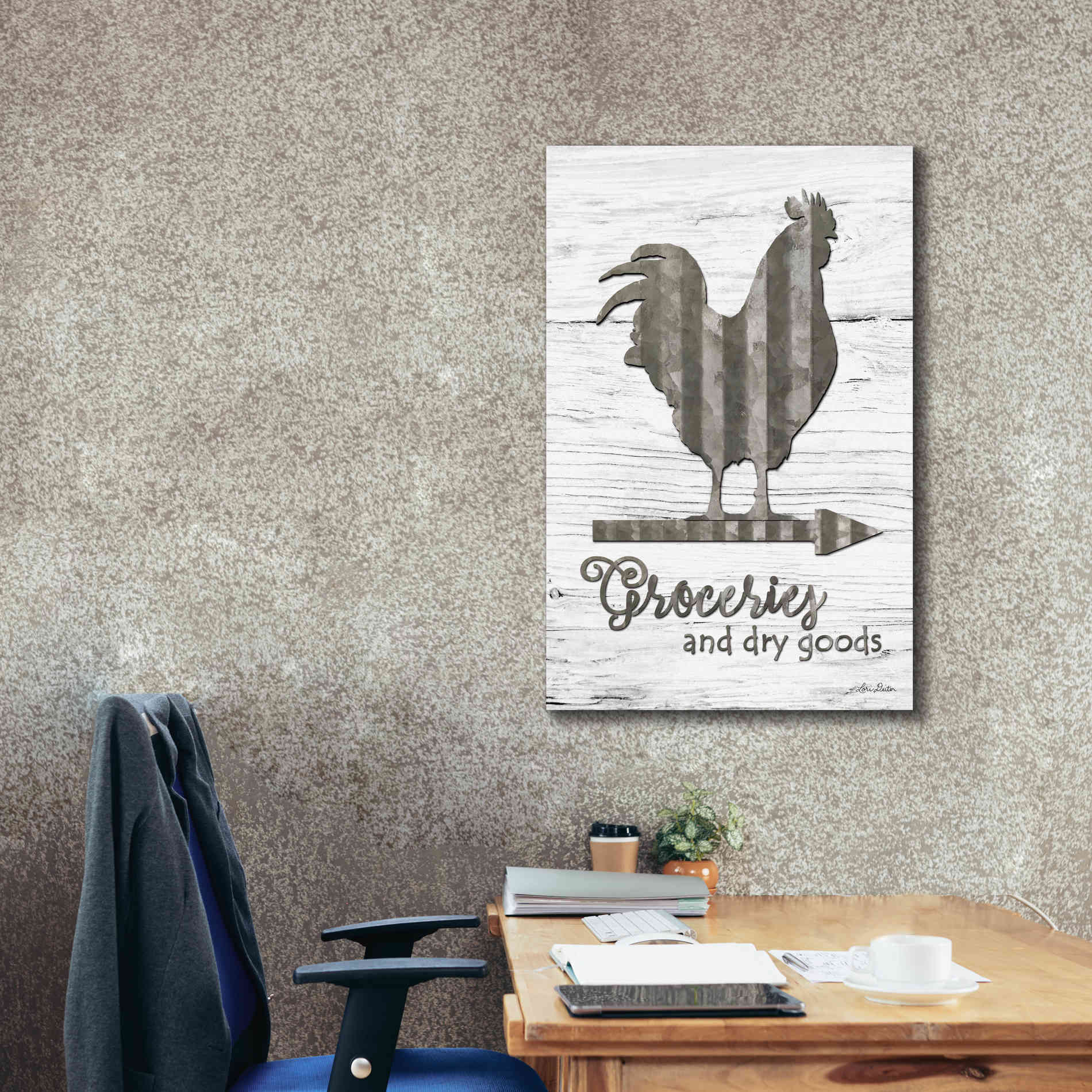 'Groceries' by Lori Deiter, Canvas Wall Art,26 x 40