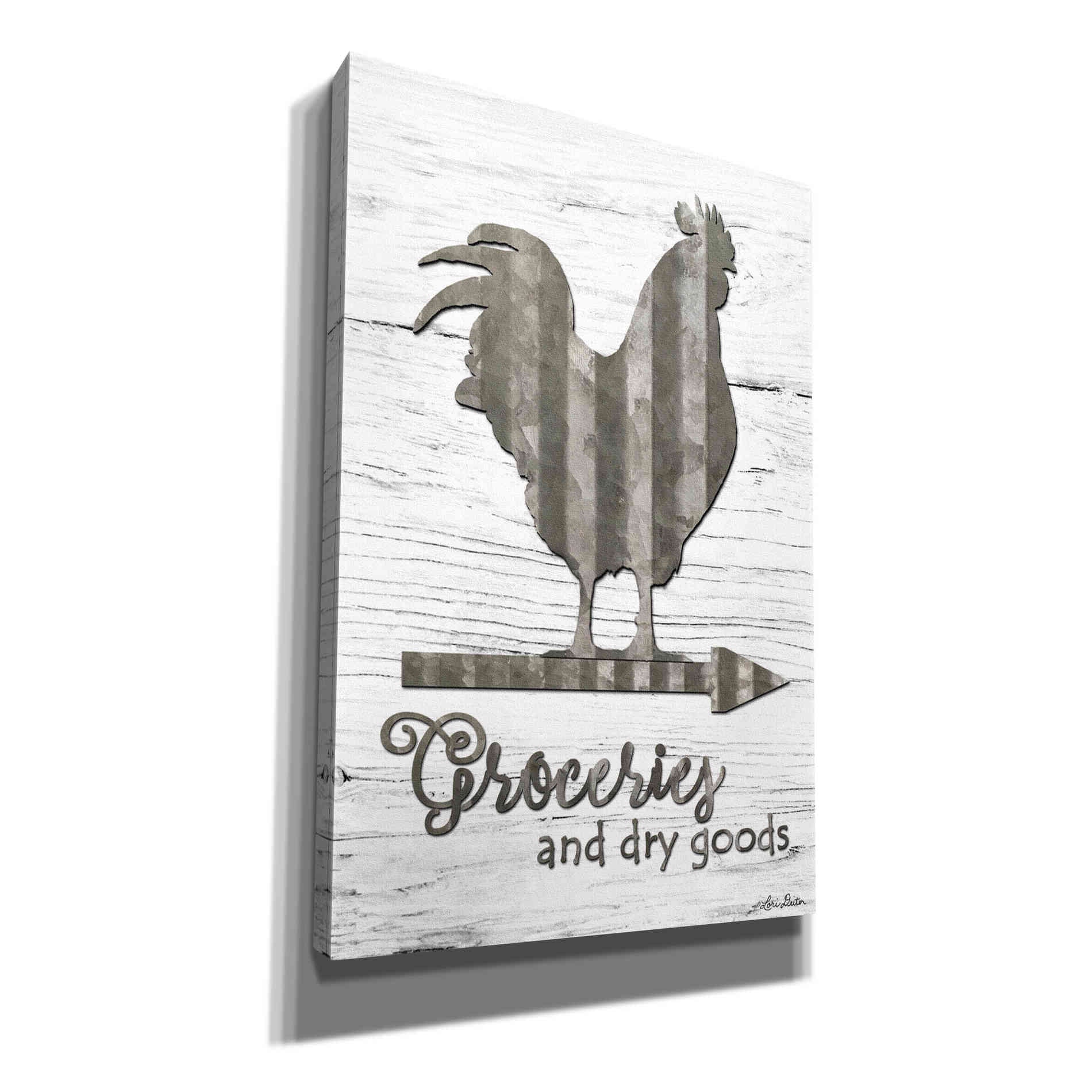 'Groceries' by Lori Deiter, Canvas Wall Art