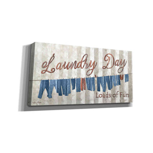 'Laundry Day Loads of Fun' by Lori Deiter, Canvas Wall Art