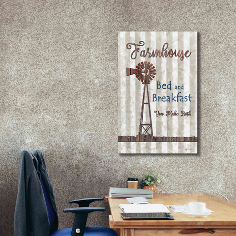 Image of 'Farmhouse Bed & Breakfast' by Lori Deiter, Canvas Wall Art,26 x 40