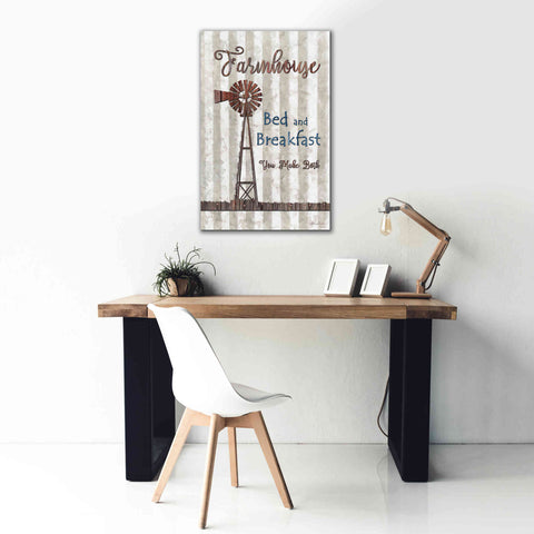 Image of 'Farmhouse Bed & Breakfast' by Lori Deiter, Canvas Wall Art,26 x 40
