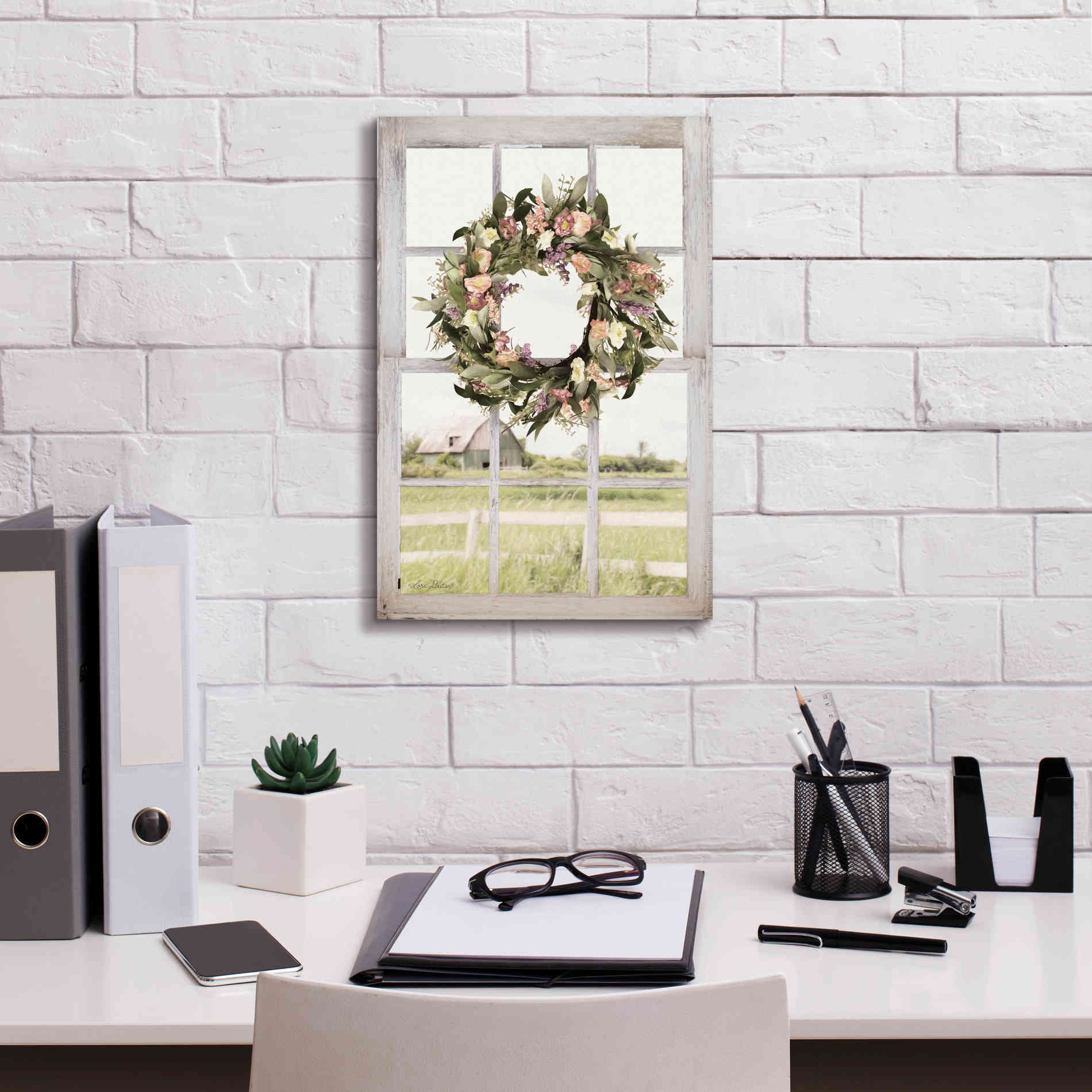 'Summer View' by Lori Deiter, Canvas Wall Art,12 x 18