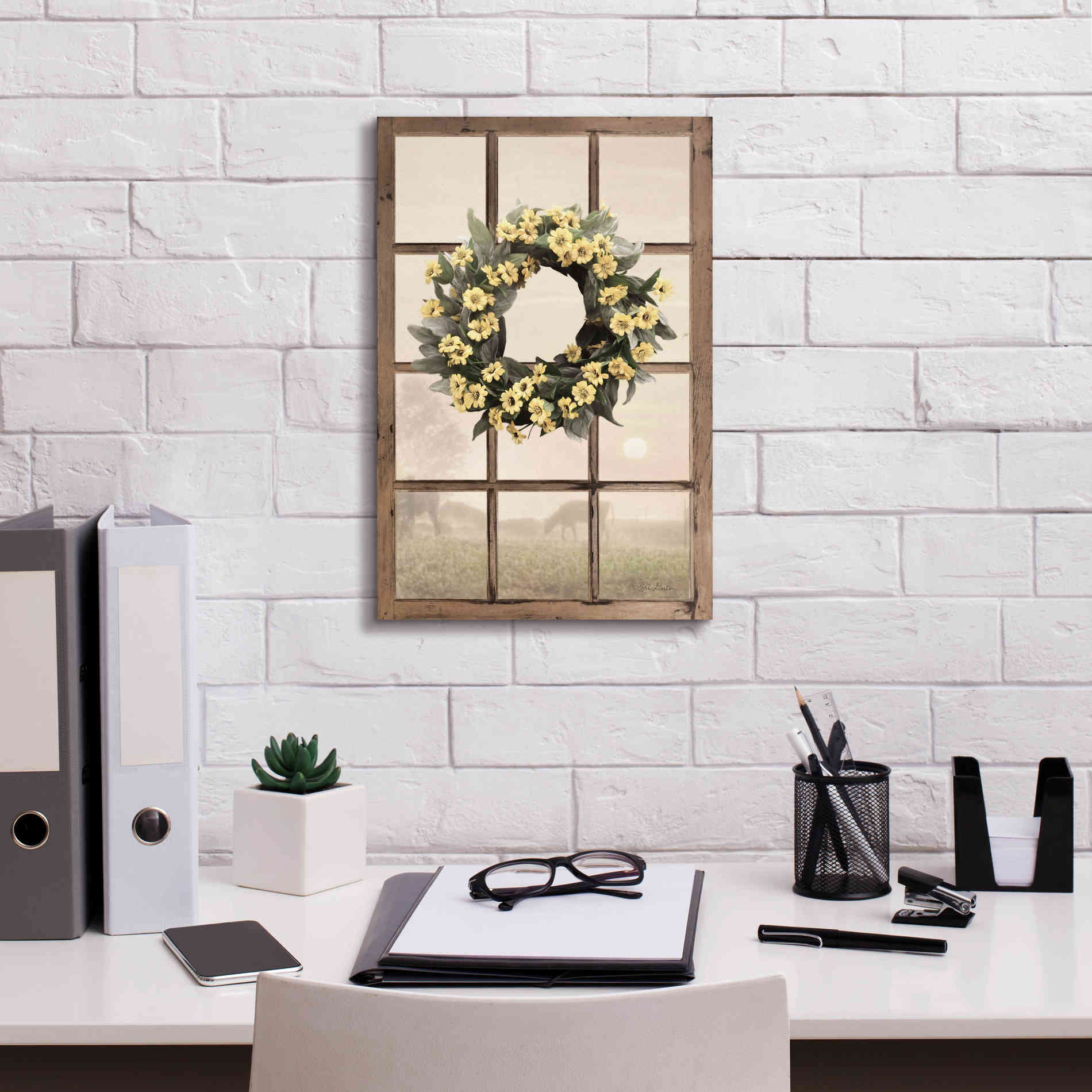 'Country Gazing' by Lori Deiter, Canvas Wall Art,12 x 18