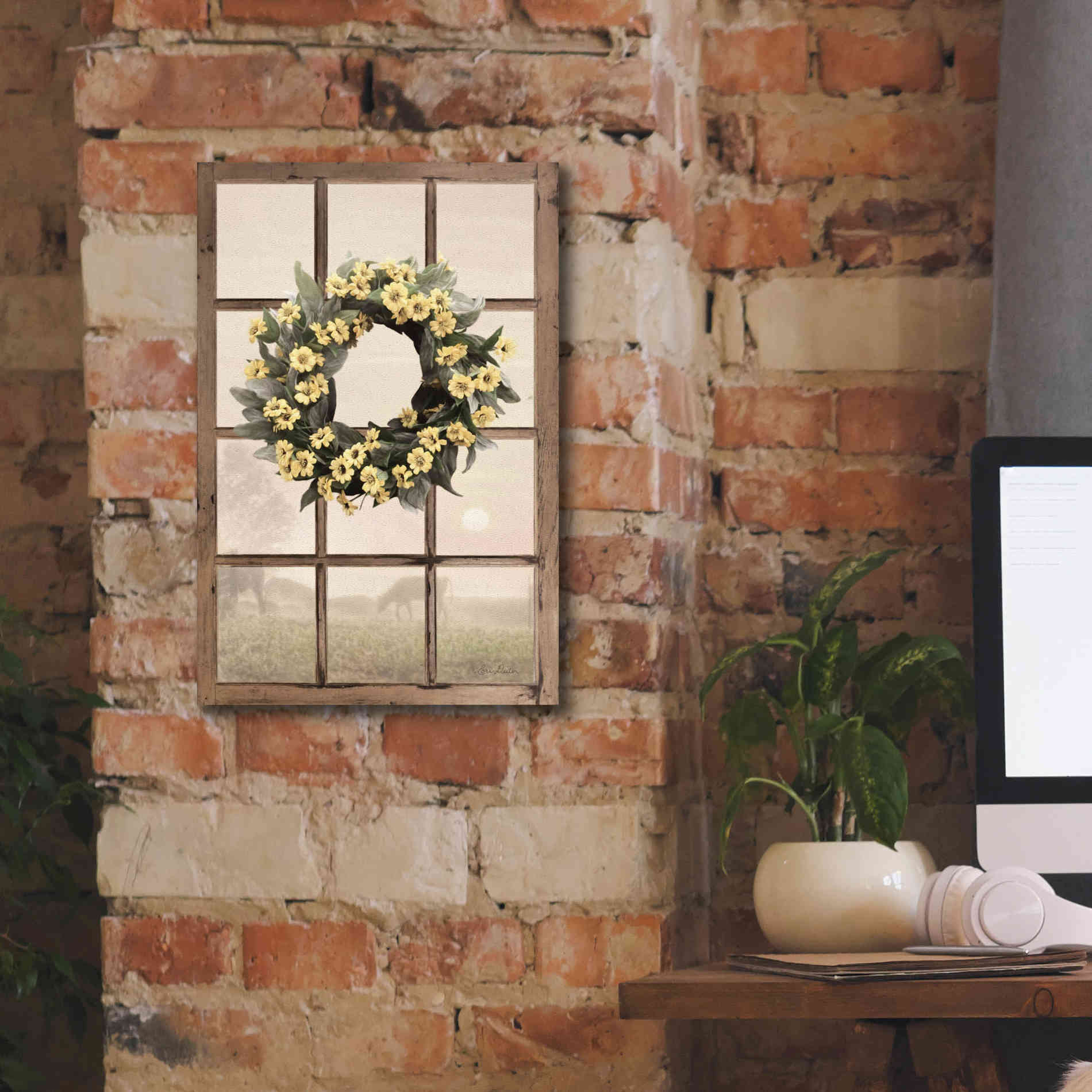 'Country Gazing' by Lori Deiter, Canvas Wall Art,12 x 18