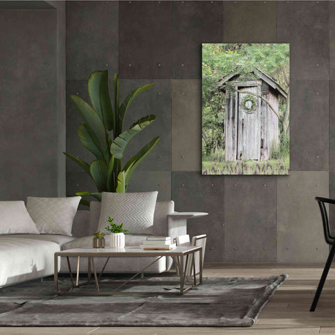 Image of 'Lavender Outhouse' by Lori Deiter, Canvas Wall Art,40 x 60