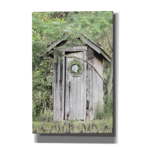 Image of 'Lavender Outhouse' by Lori Deiter, Canvas Wall Art