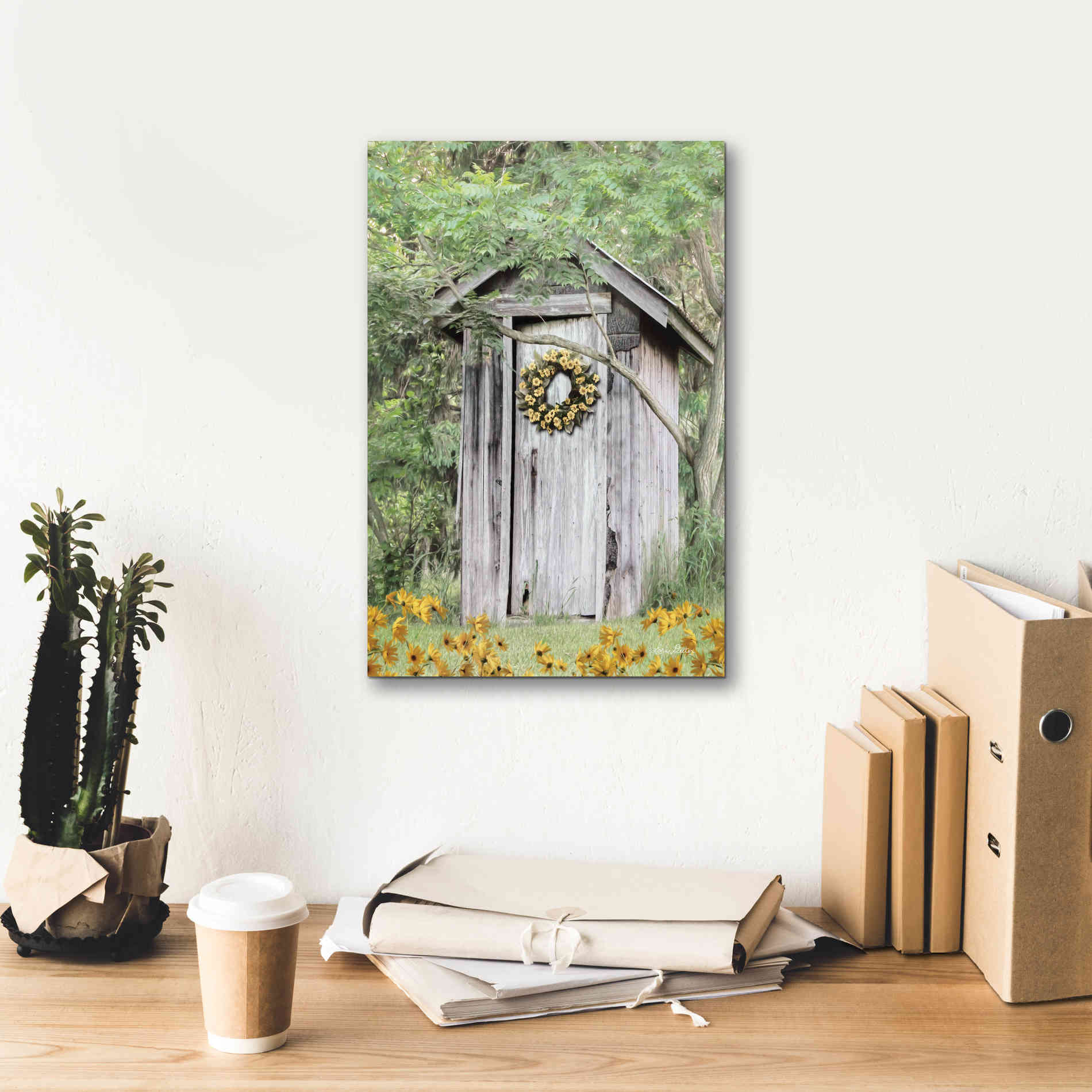 'Flower Power' by Lori Deiter, Canvas Wall Art,12 x 18