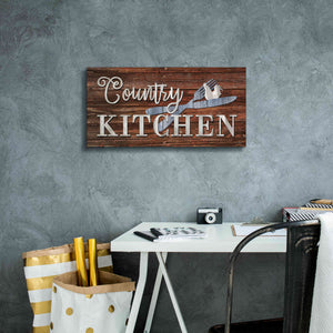 'Country Kitchen' by Lori Deiter, Canvas Wall Art,24 x 12