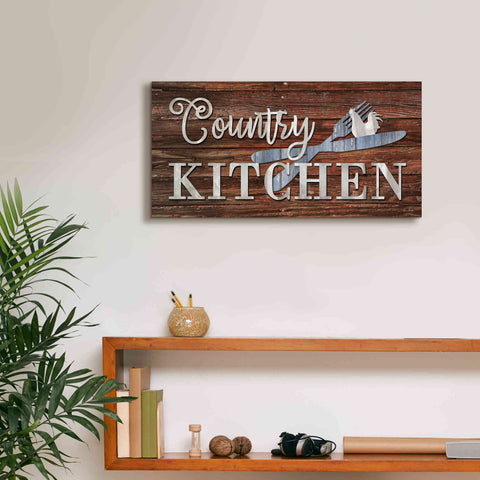 Image of 'Country Kitchen' by Lori Deiter, Canvas Wall Art,24 x 12