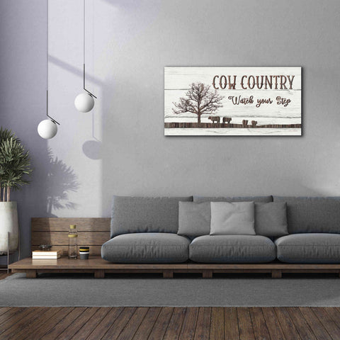 Image of 'Cow Country' by Lori Deiter, Canvas Wall Art,60 x 30