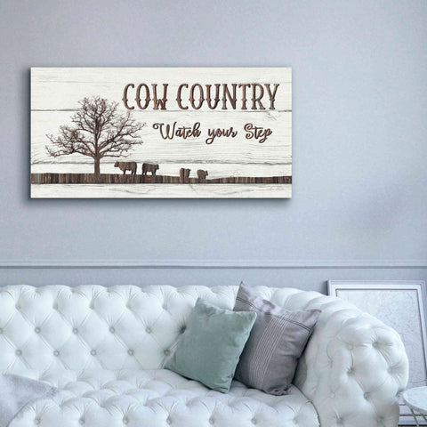 Image of 'Cow Country' by Lori Deiter, Canvas Wall Art,60 x 30