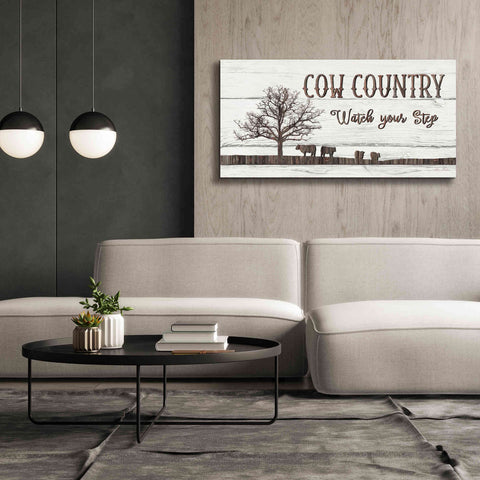 Image of 'Cow Country' by Lori Deiter, Canvas Wall Art,60 x 30