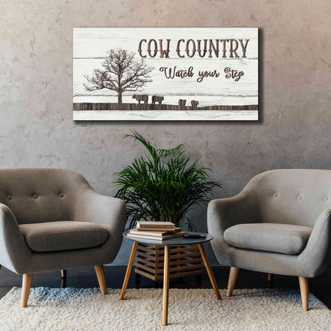 Image of 'Cow Country' by Lori Deiter, Canvas Wall Art,60 x 30