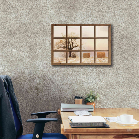 Image of 'View of Winter Fields' by Lori Deiter, Canvas Wall Art,26 x 18