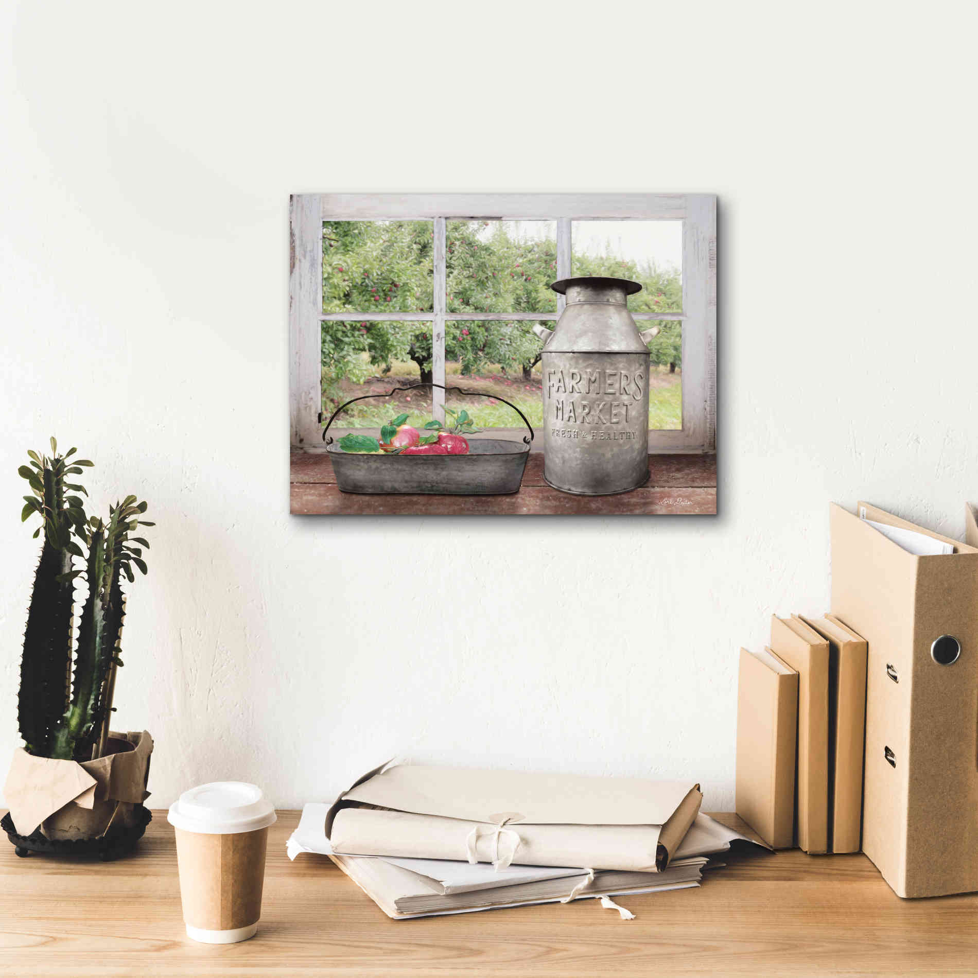 'Apple Orchard' by Lori Deiter, Canvas Wall Art,16 x 12