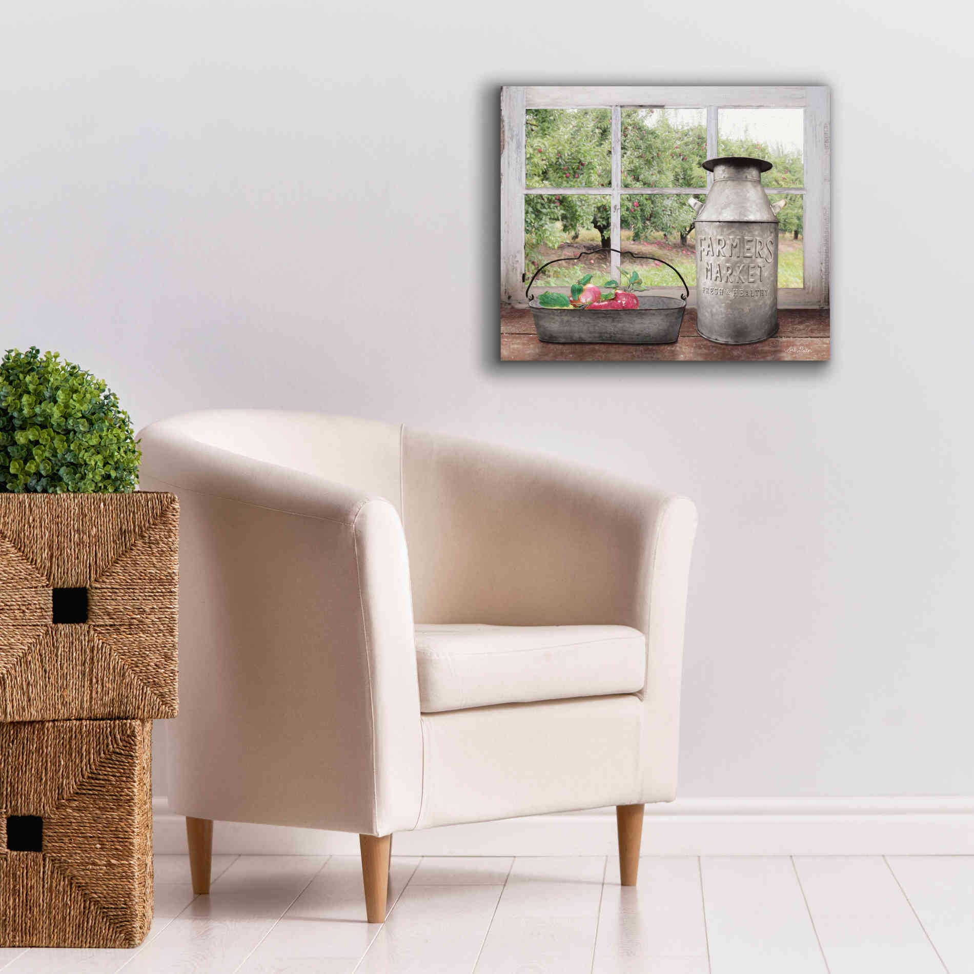 'Apple Orchard' by Lori Deiter, Canvas Wall Art,24 x 20