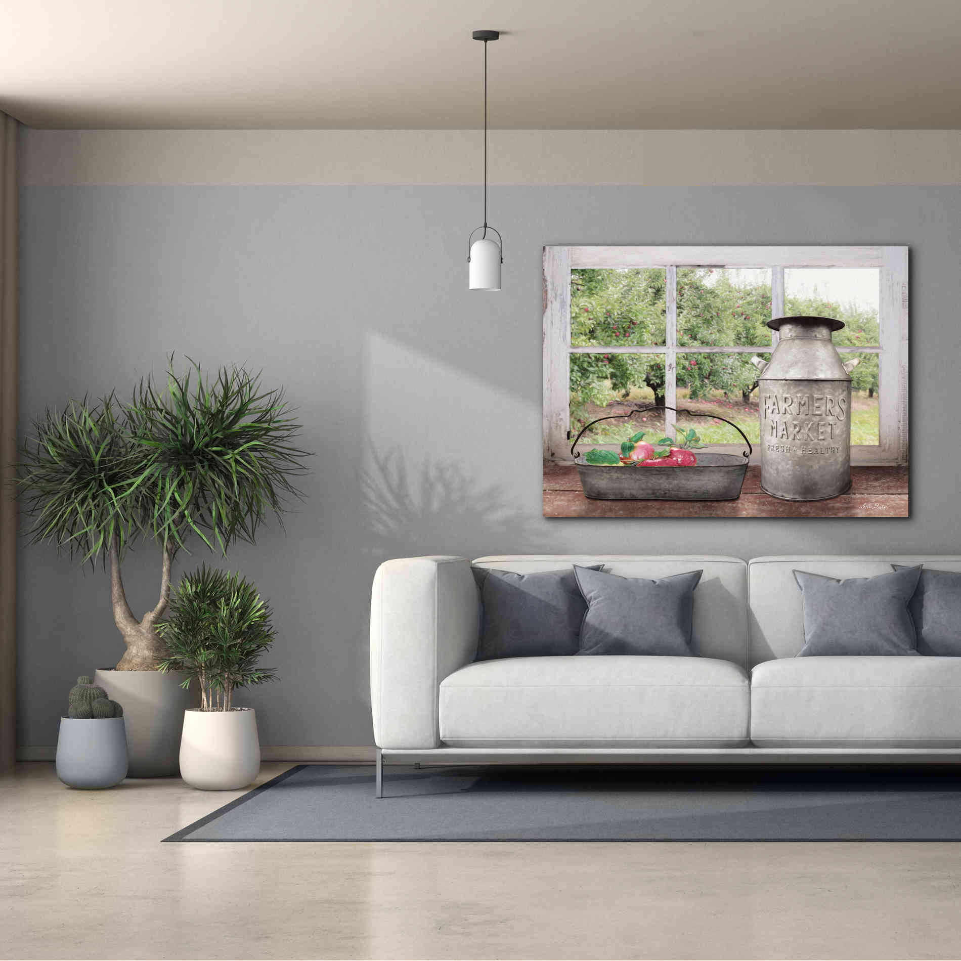 'Apple Orchard' by Lori Deiter, Canvas Wall Art,54 x 40