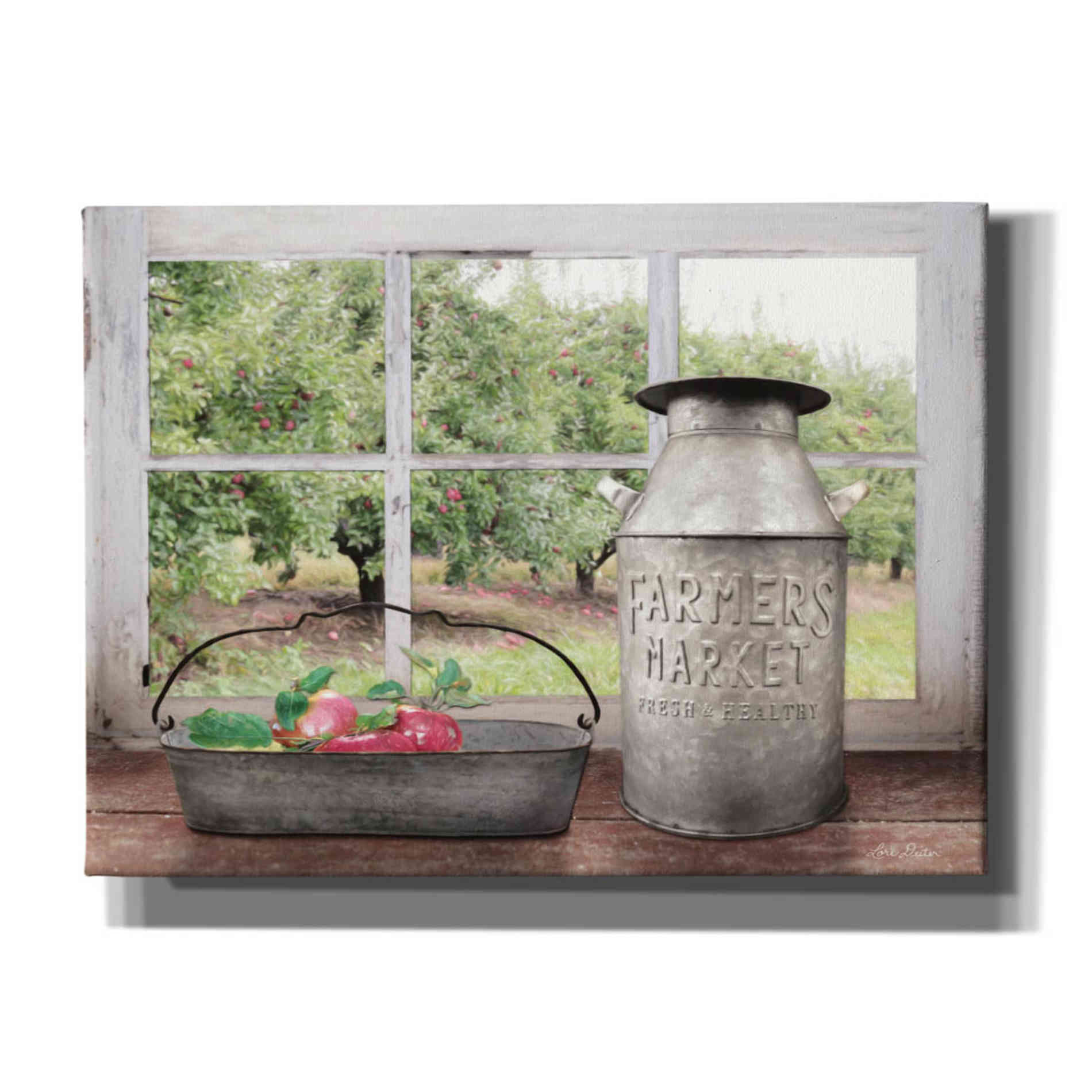 'Apple Orchard' by Lori Deiter, Canvas Wall Art