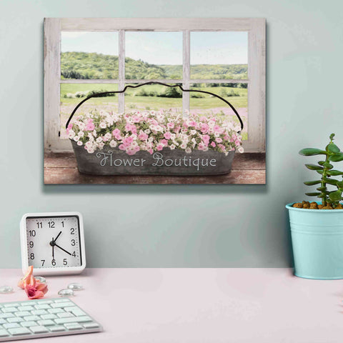Image of 'Flower Boutique' by Lori Deiter, Canvas Wall Art,16 x 12