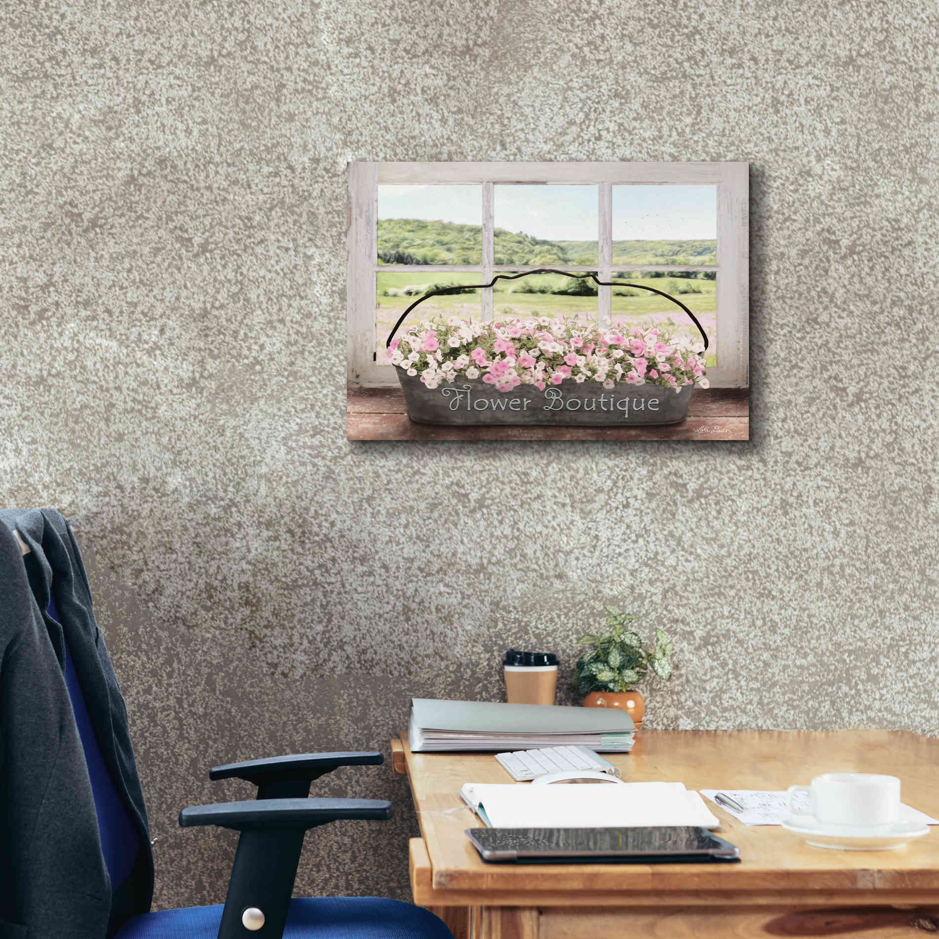 'Flower Boutique' by Lori Deiter, Canvas Wall Art,24 x 20