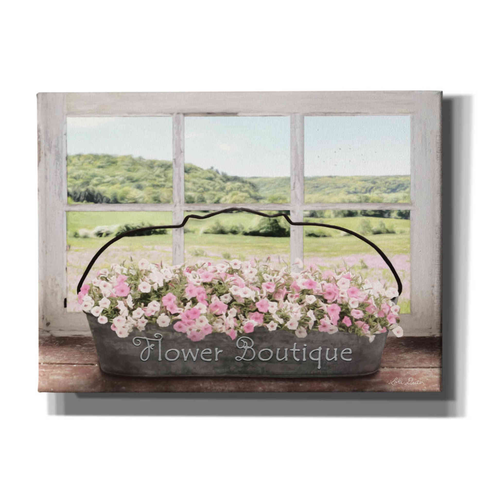 'Flower Boutique' by Lori Deiter, Canvas Wall Art