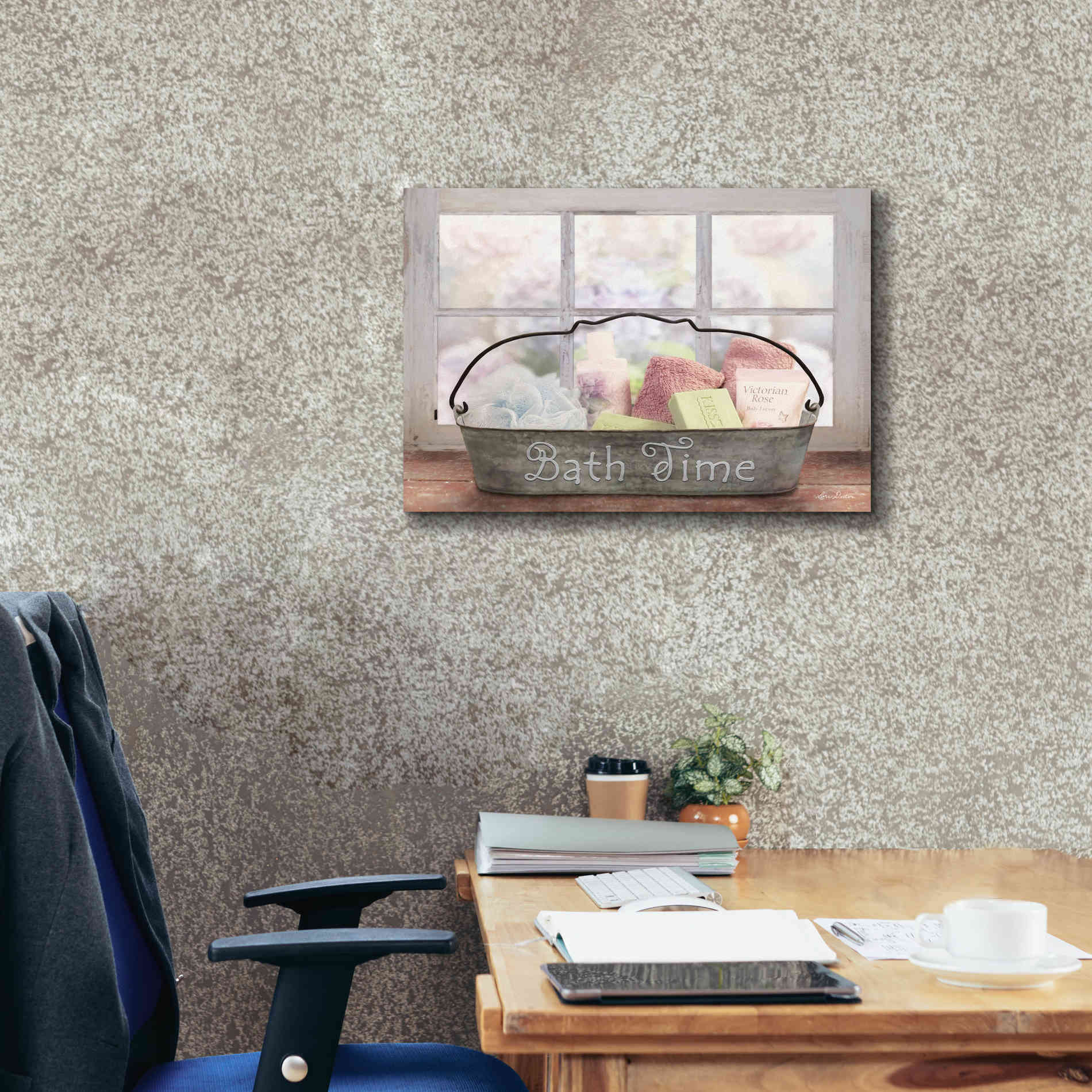 'Bath Time' by Lori Deiter, Canvas Wall Art,24 x 20