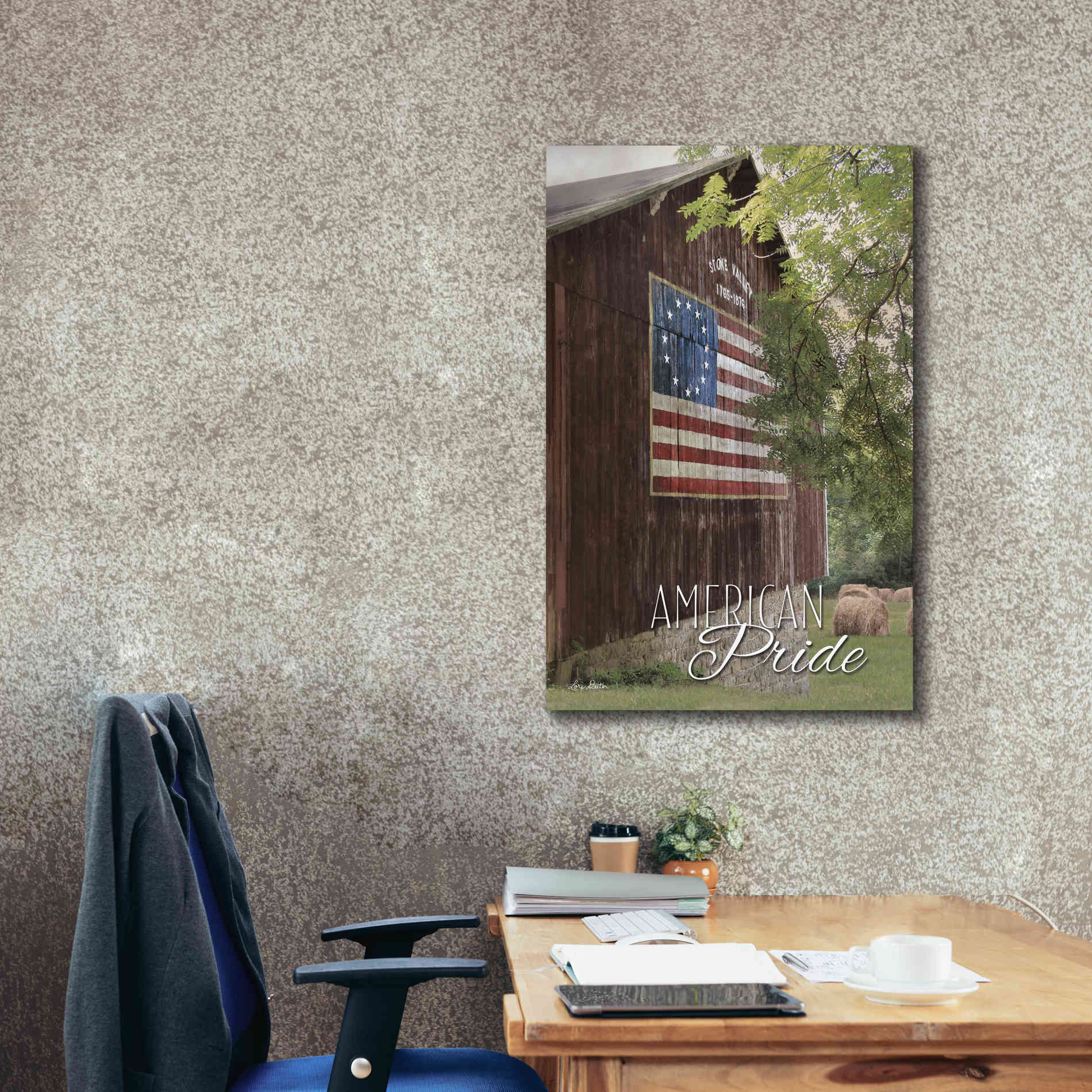 'American Pride' by Lori Deiter, Canvas Wall Art,26 x 40