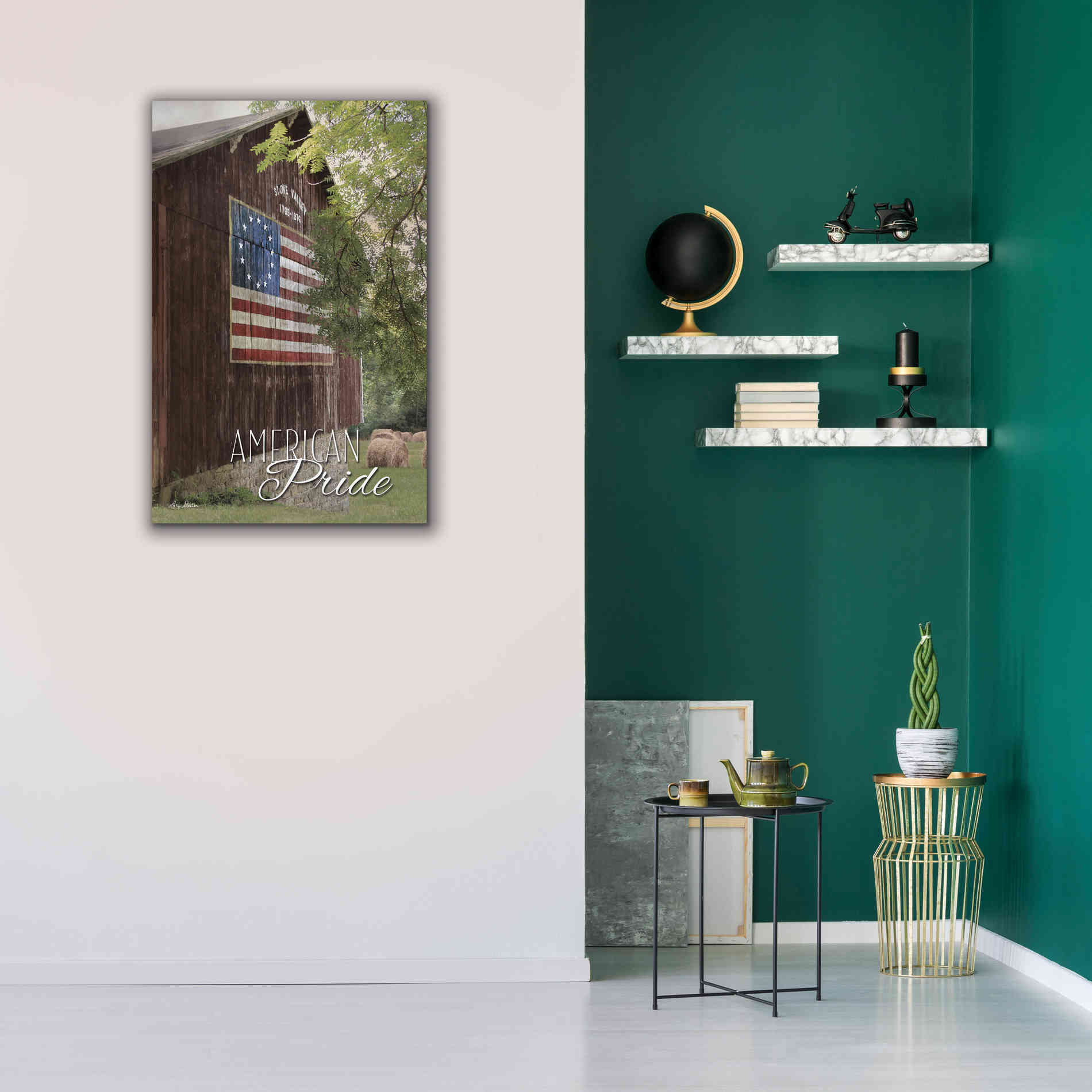 'American Pride' by Lori Deiter, Canvas Wall Art,26 x 40